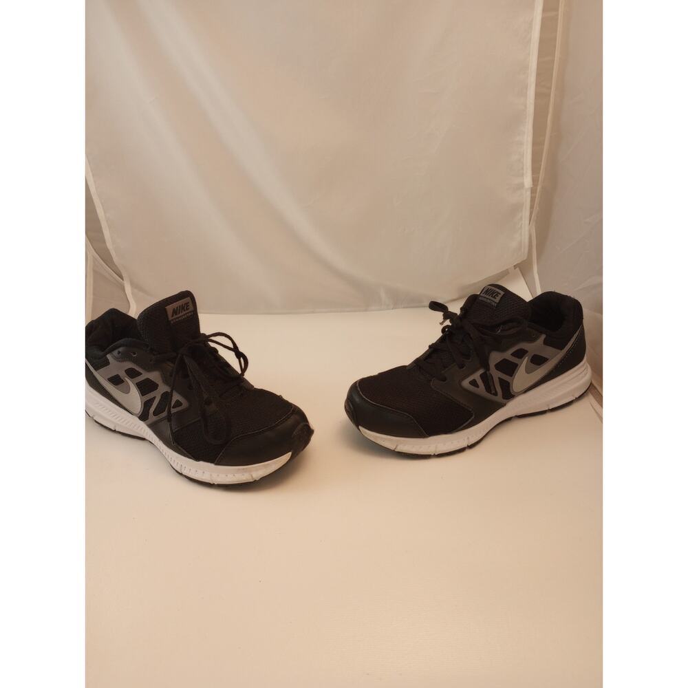 Kids Youth Nike Downshifter 6 Size 6.5 684979 003 Black Silver Sneakers Shoes